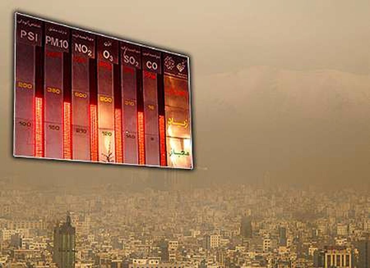نگاهی به میزان آلودگی هوا در شهر‌های صنعتی