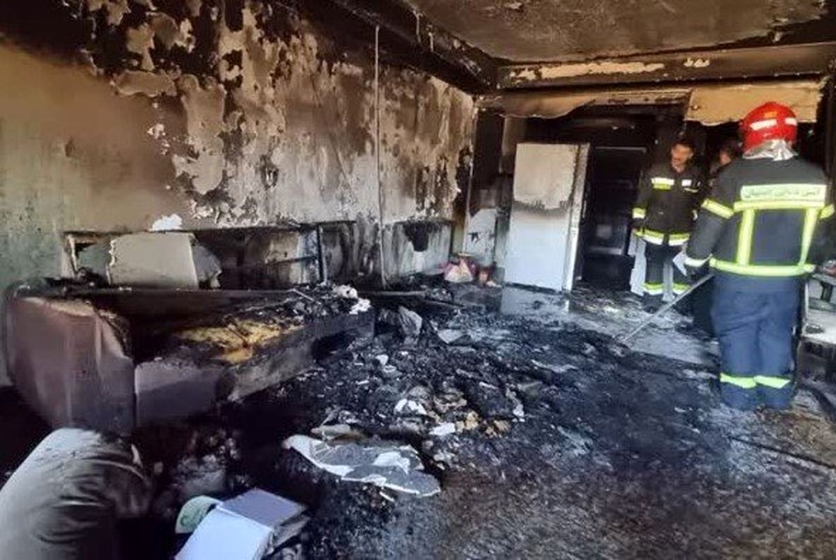حادثه آفرینی شمع سفره هفت سین در اولین روز سال جدید