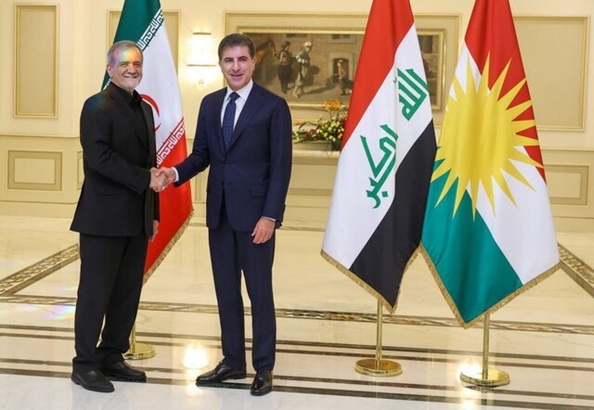 پیام تبریک «بارزانی» به مقام معظم رهبری و رئیس‌جمهور