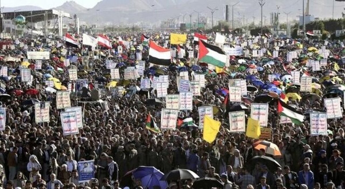 تظاهرات گسترده مصری‌ها در حمایت از فلسطین