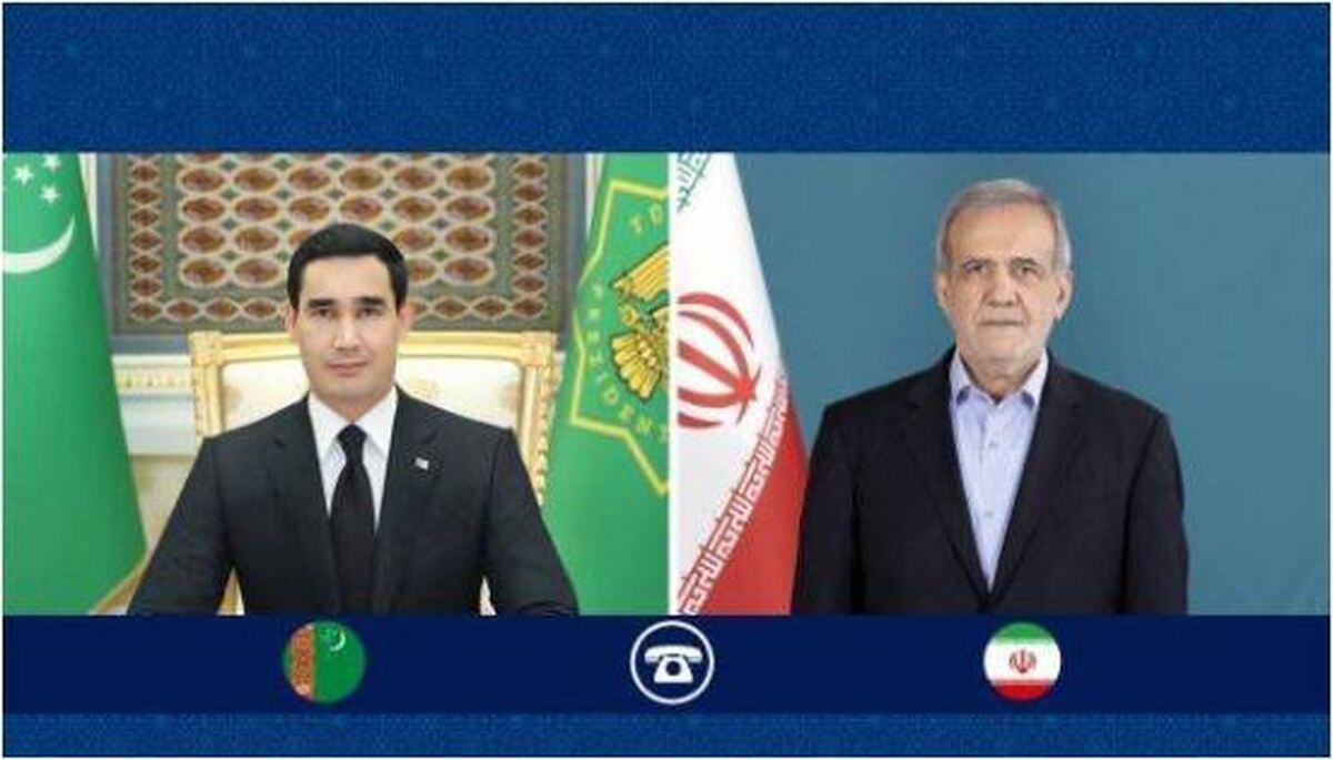 گفت‌وگوی پزشکیان با همتای ترکمنستانی خود