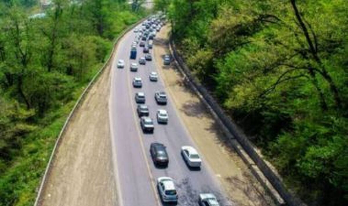 ترافیکی سنگین در محور‌های شمال
