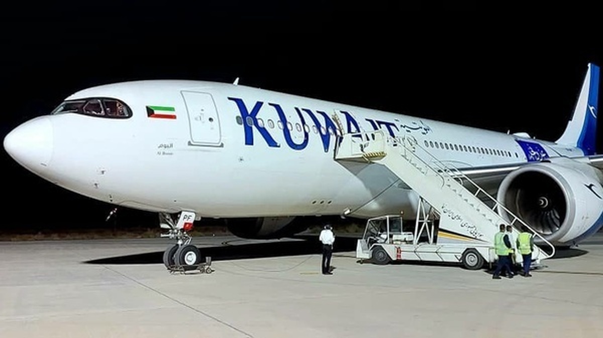 فرود اضطراری هواپیمای کویتی در فرودگاه زاهدان