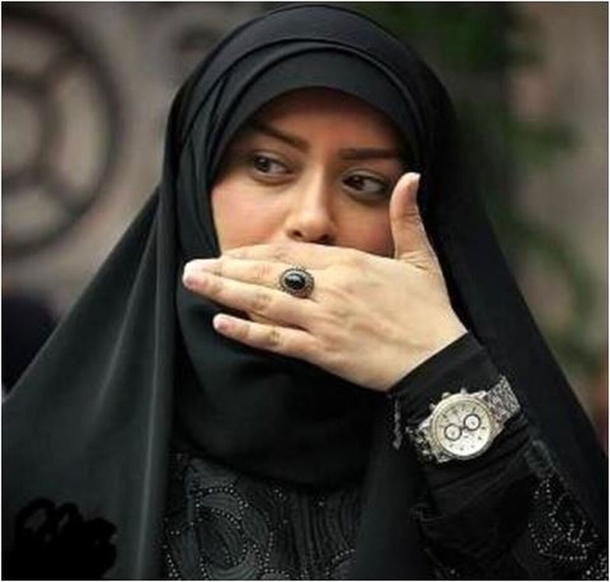 روایت احساسی الهام چرخنده از زیارت حرم حضرت عباس علیه السلام+عکس