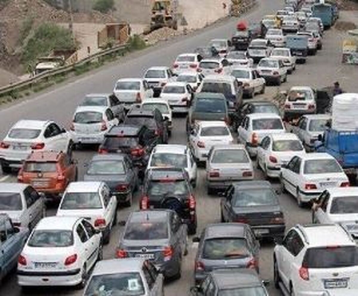 وضعیت ترافیکی جاده‌های کشور در روز طبیعت