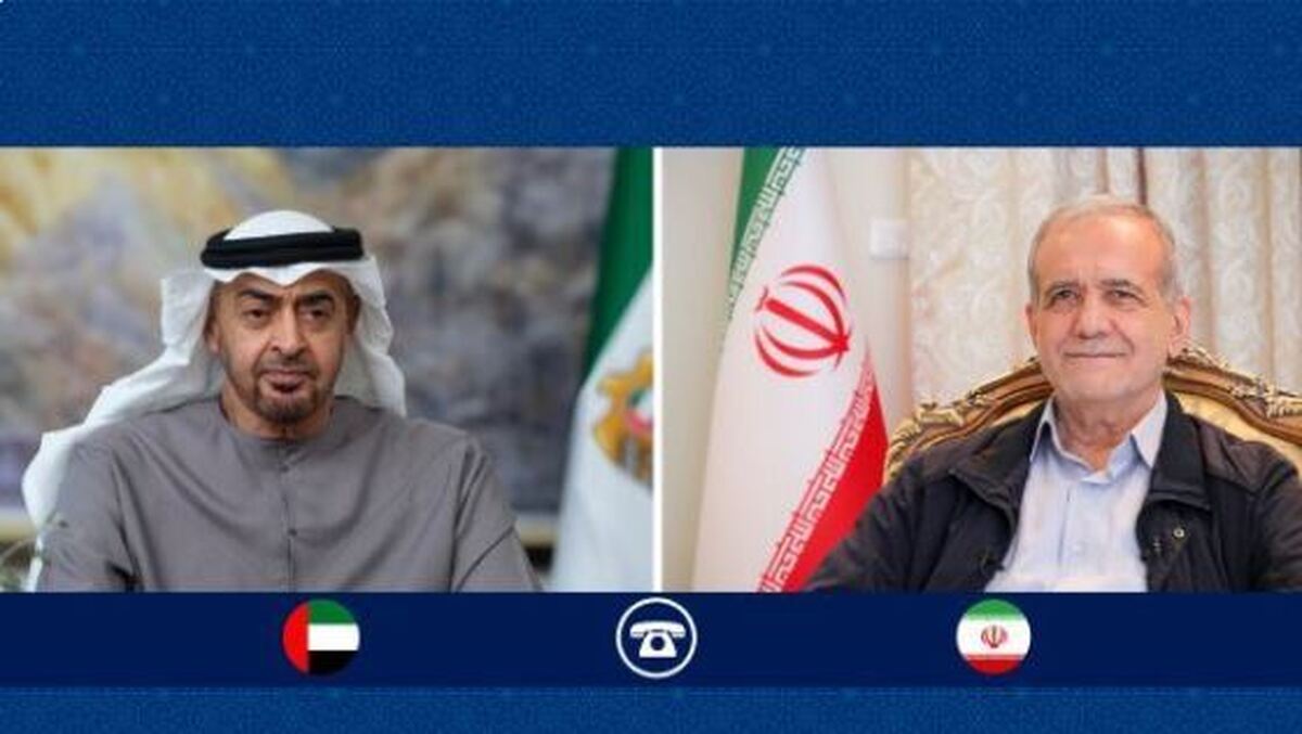 دعوت پزشکیان از رئیس امارات برای سفر به ایران