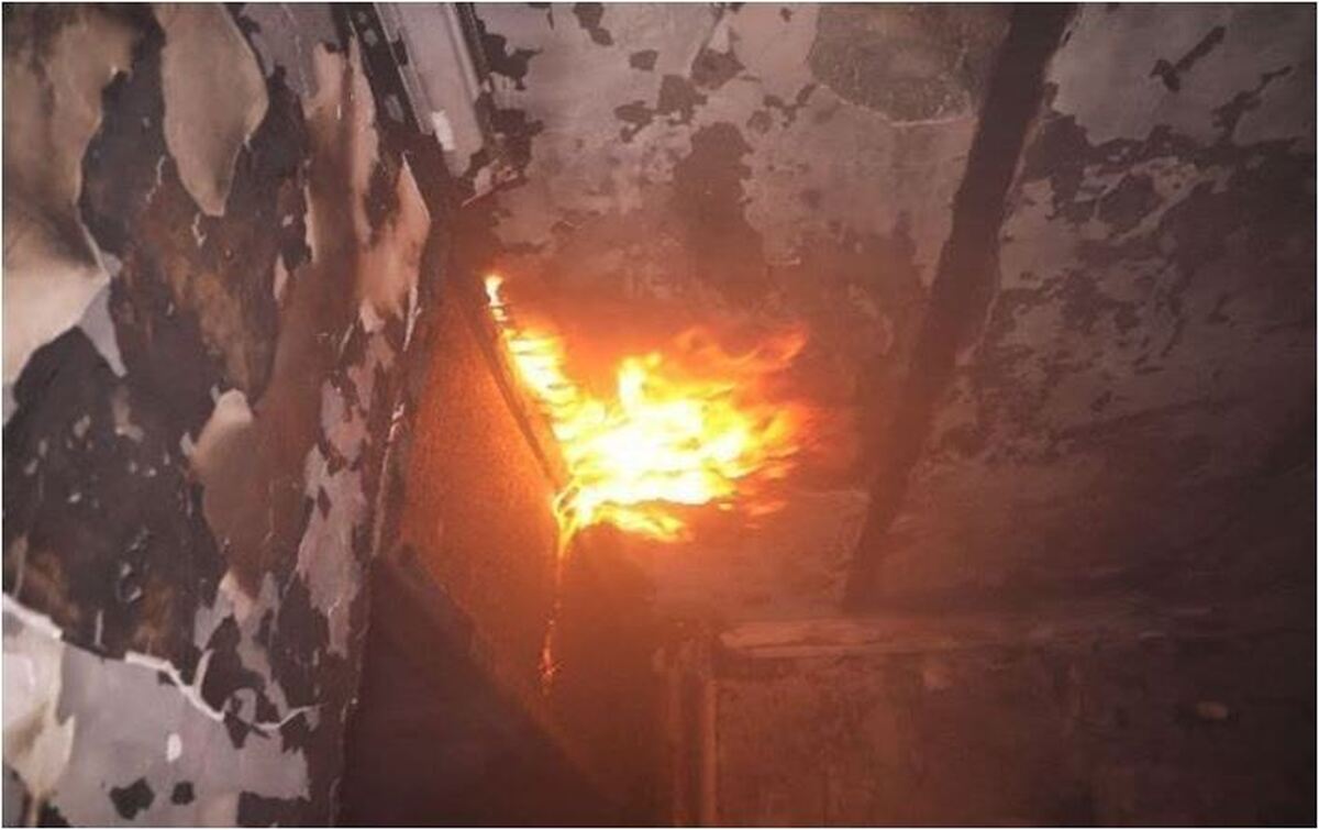 حادثه آتش سوزی جاده شهریار تعداد ۲۰ مصدوم به دنبال داشت