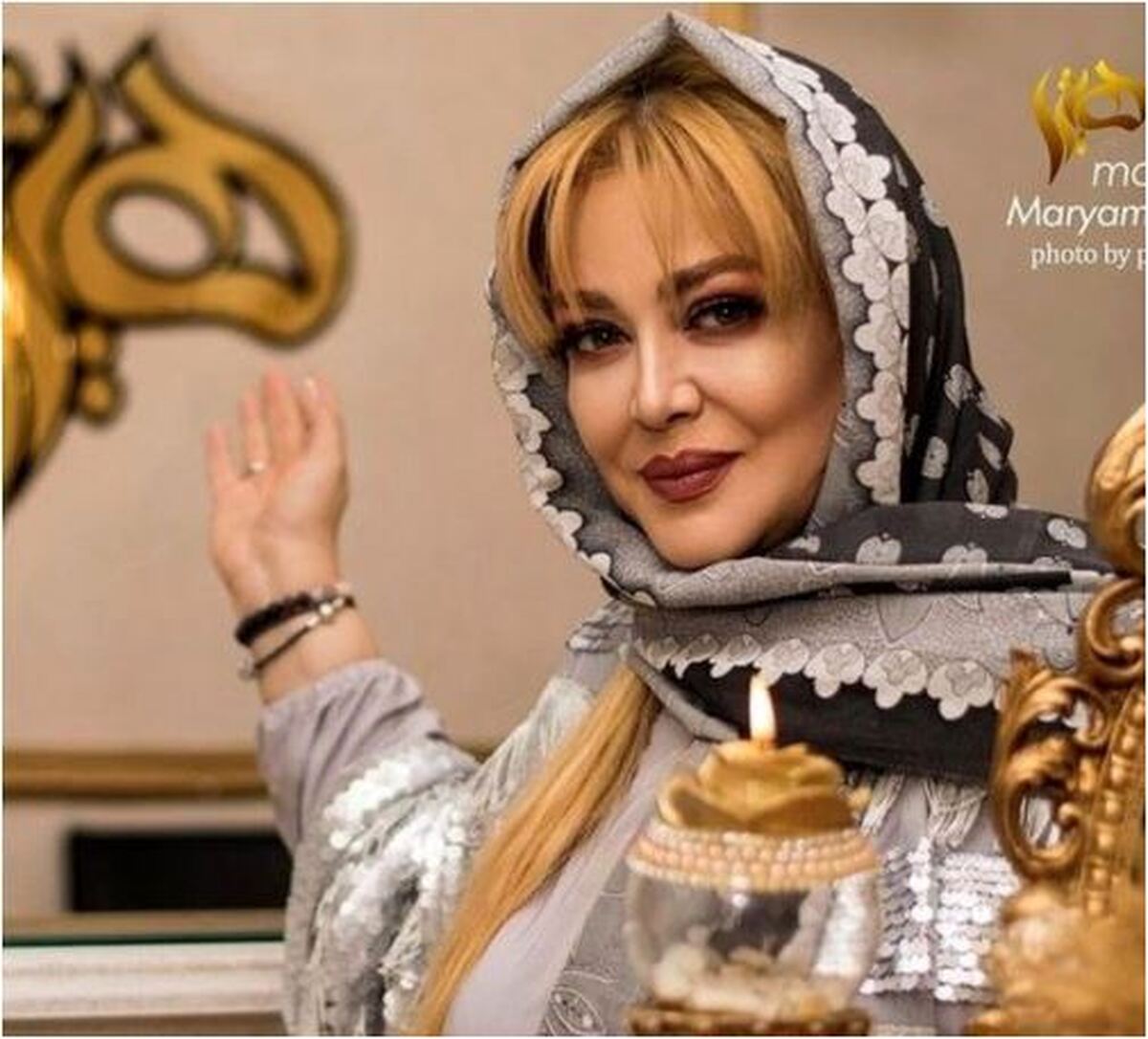 تیپ مخصوص آشپزی کردن خانم بازیگر جلب توجه کرد/ناز و اداشون زیاده!