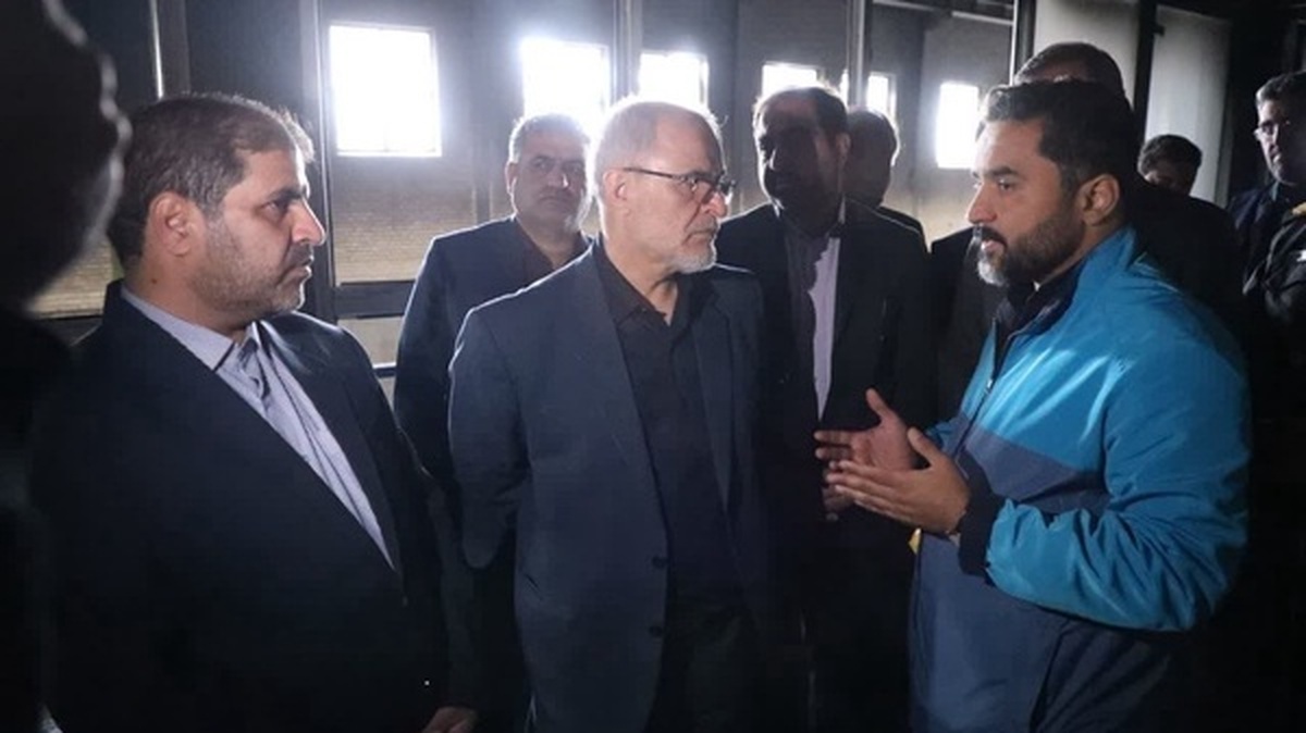 حضور معاون امنیتی وزارت کشور در محل تعرض به خط آب انتقالی شرب یزد