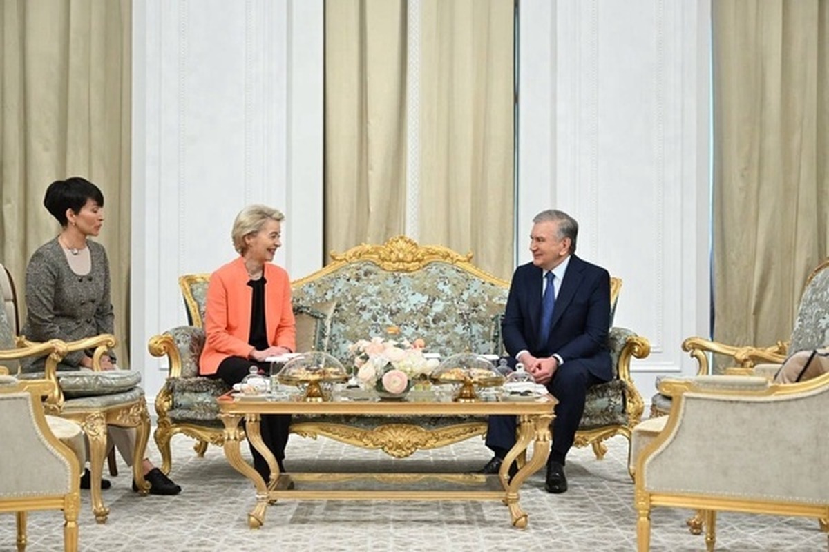 دیدار رئیس‌جمهور ازبکستان با رئیس کمیسیون اروپا در «سمرقند»