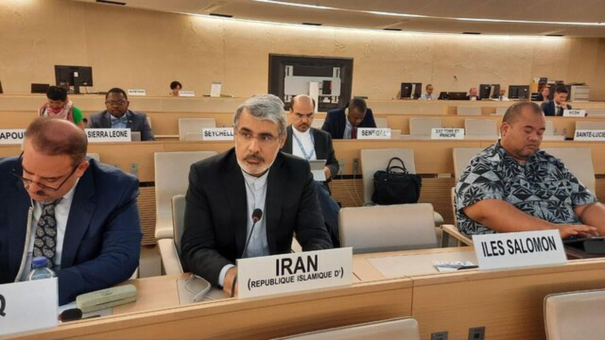 نماینده ایران در ژنو: تصویب قطعنامه شورای حقوق بشر غیر واقعی و تبعیض‌آمیز است