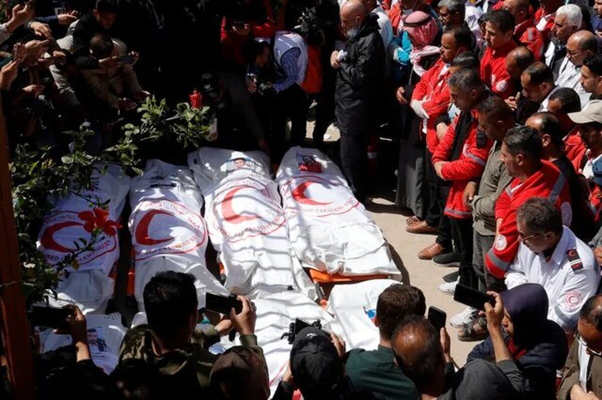 نهاد فلسطینی: اعدام امدادگران و آتش‌نشانان جنایتی فراتر از تصور است