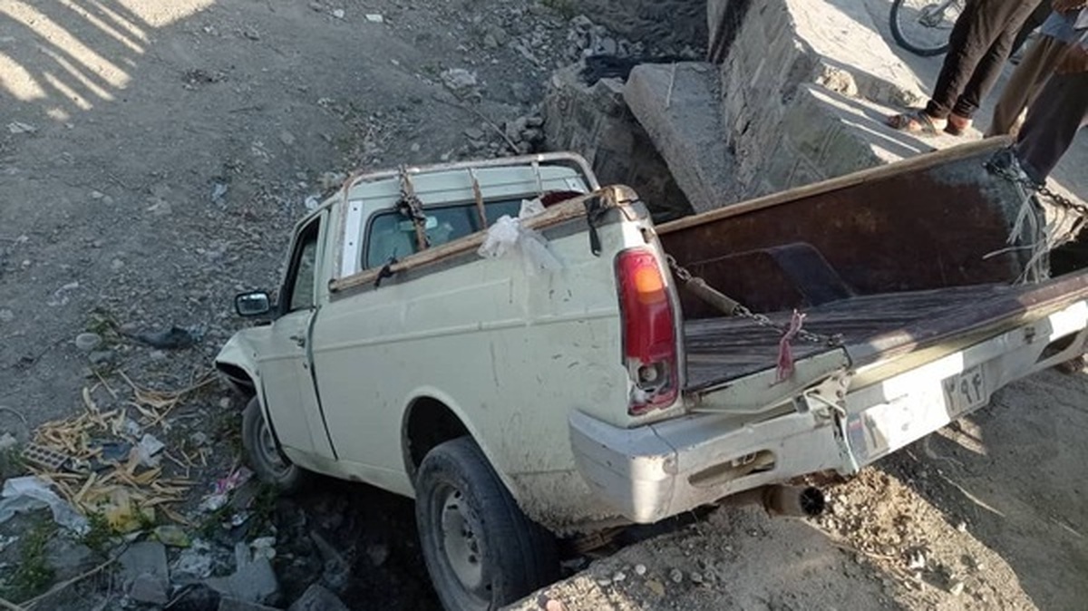سقوط خودرو از پل در روستای سکل رودان