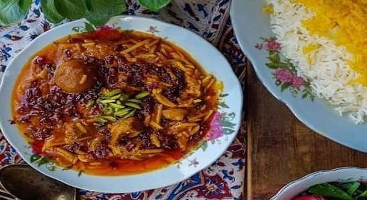 خورشت خلال محبوب‌ترین در کرمانشاه که همه برای خوردنش سر و دست می‌شکنند
