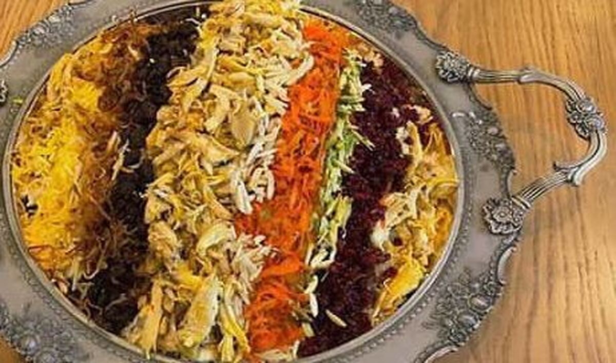 آموزش گام به گام تهیه مرصع پلو مجلسی شیرازی برای مهمان ویژه
