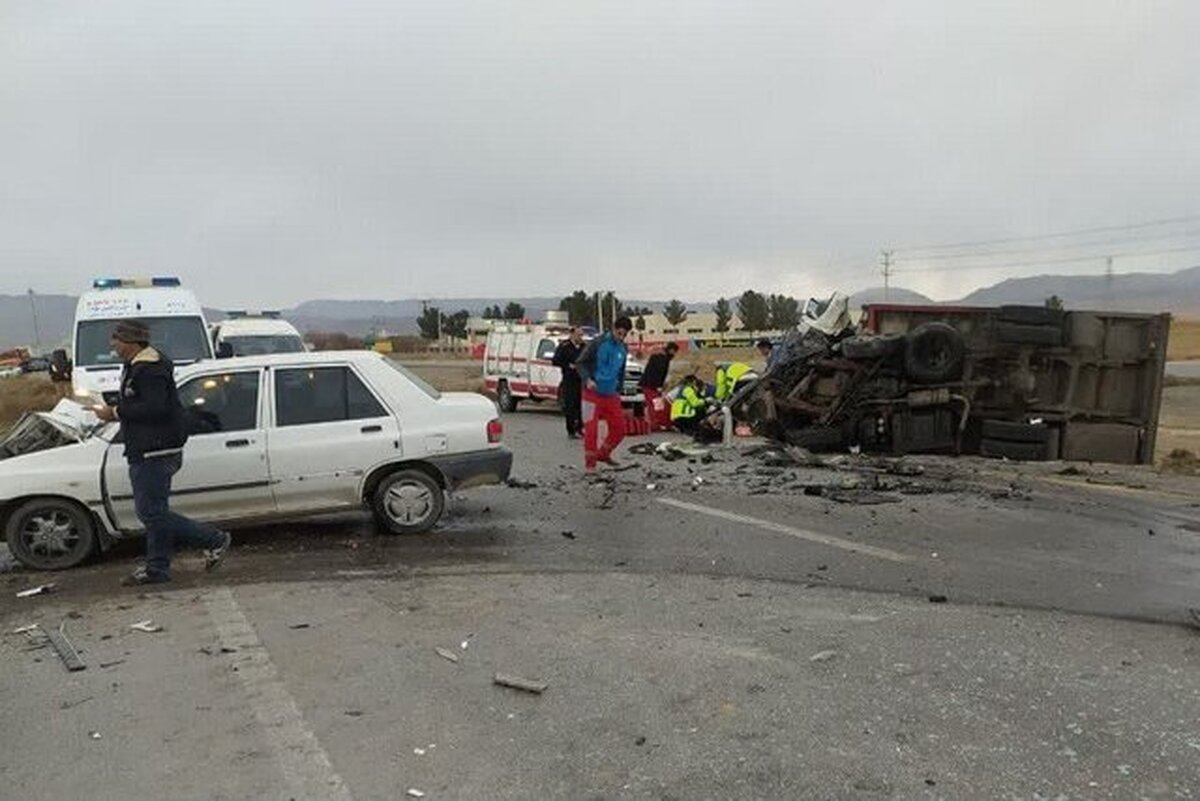 ۶ مصدوم در حادثه رانندگی در در محور آشخانه به جنگل گلستان