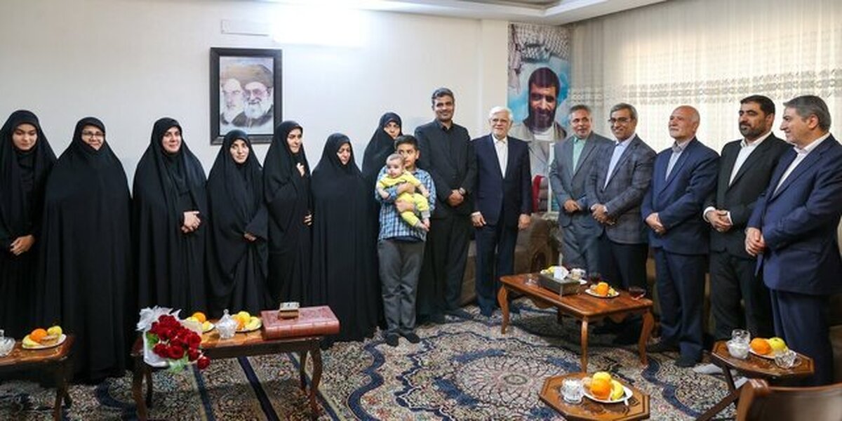 معاون اول رئیس‌جمهور به دیدار خانواده شهید برونسی رفت