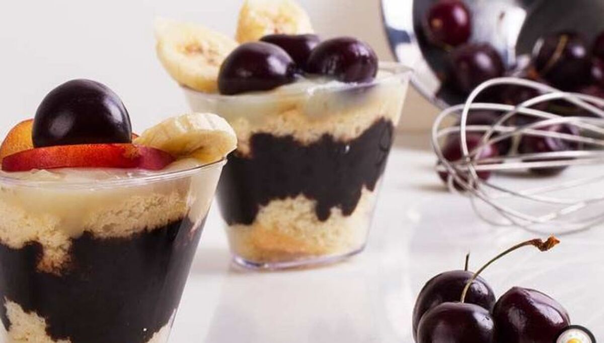 پودینگ شکلاتی با کیک اسفنجی یک دسر همه پسند و عالی برای عر وسی و تولد