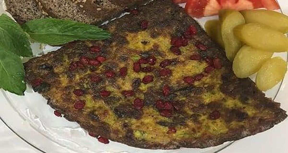 کوکو کدو سبز سالم و رژیمی برای شام و صبحانه