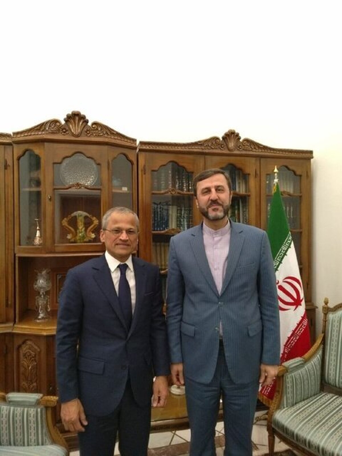رایزنی غریب آبادی با یک دیپلمات ارشد سنگاپوری