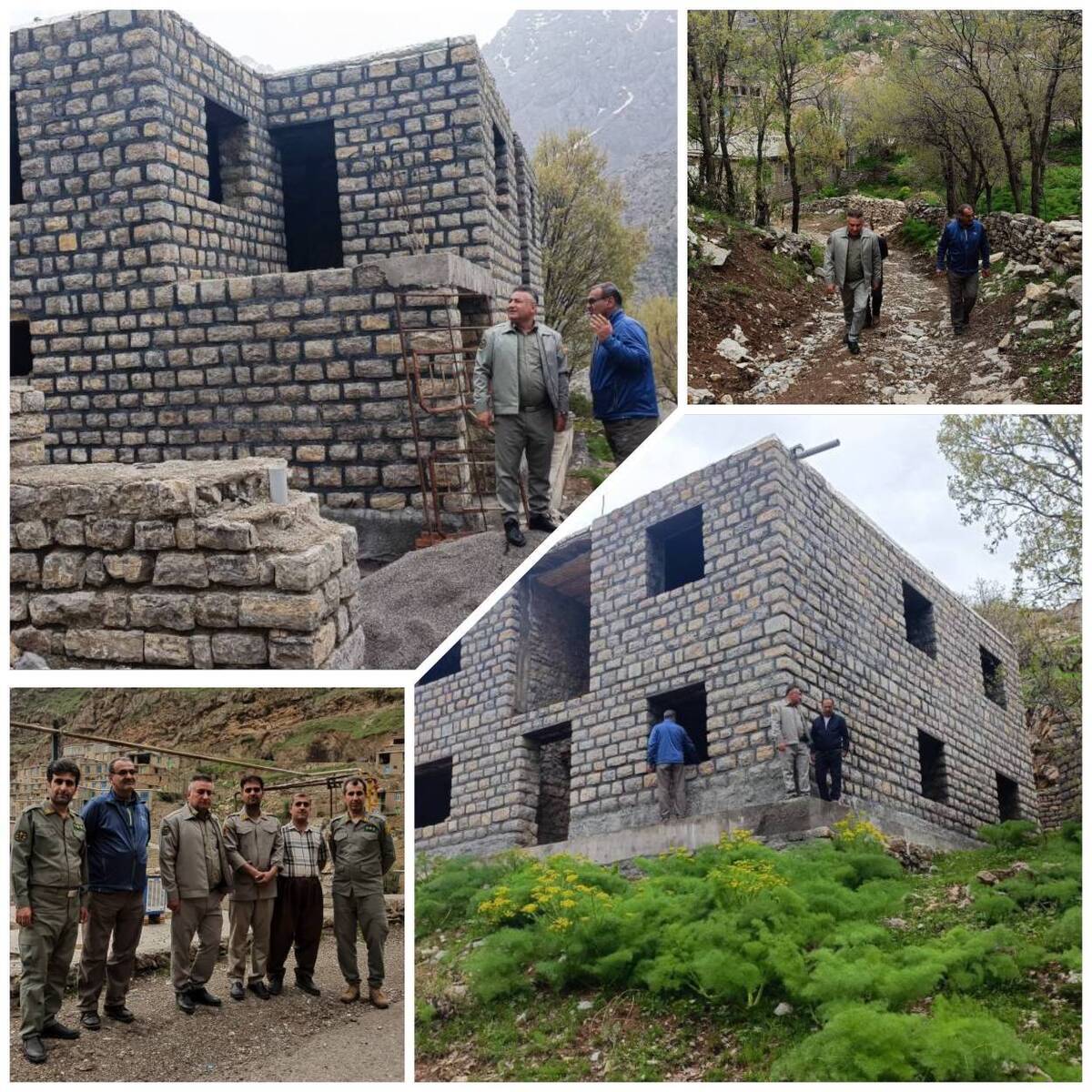 آغاز ساخت و تکمیل پاسگاه محیط بانی هورامان بعد از ۱۴سال وقفه