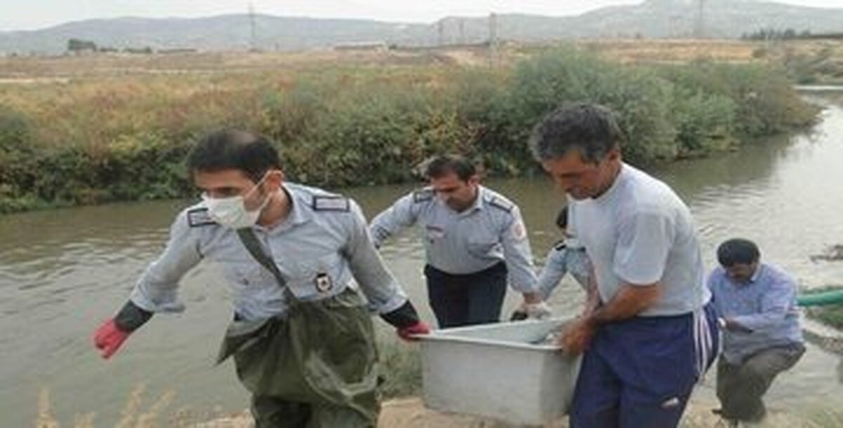 بیرون کشیدن جسد مرد ۴۵ ساله از رودخانه شاوور حوالی روستای مالک اشتر