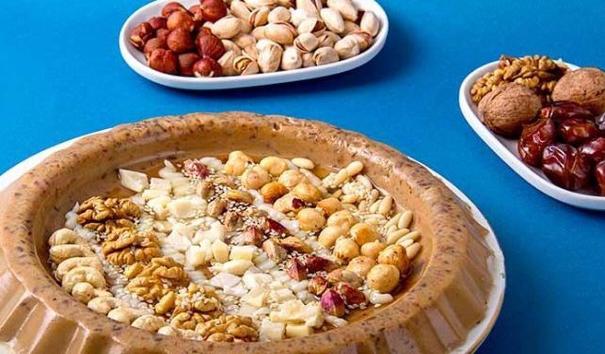 کرم معجون دسری مقوی و مجلسی برای پاگشای عروس