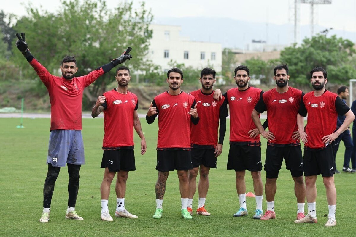 تمرین بهاری پرسپولیسی‌ها بعد از حضور در پایتخت