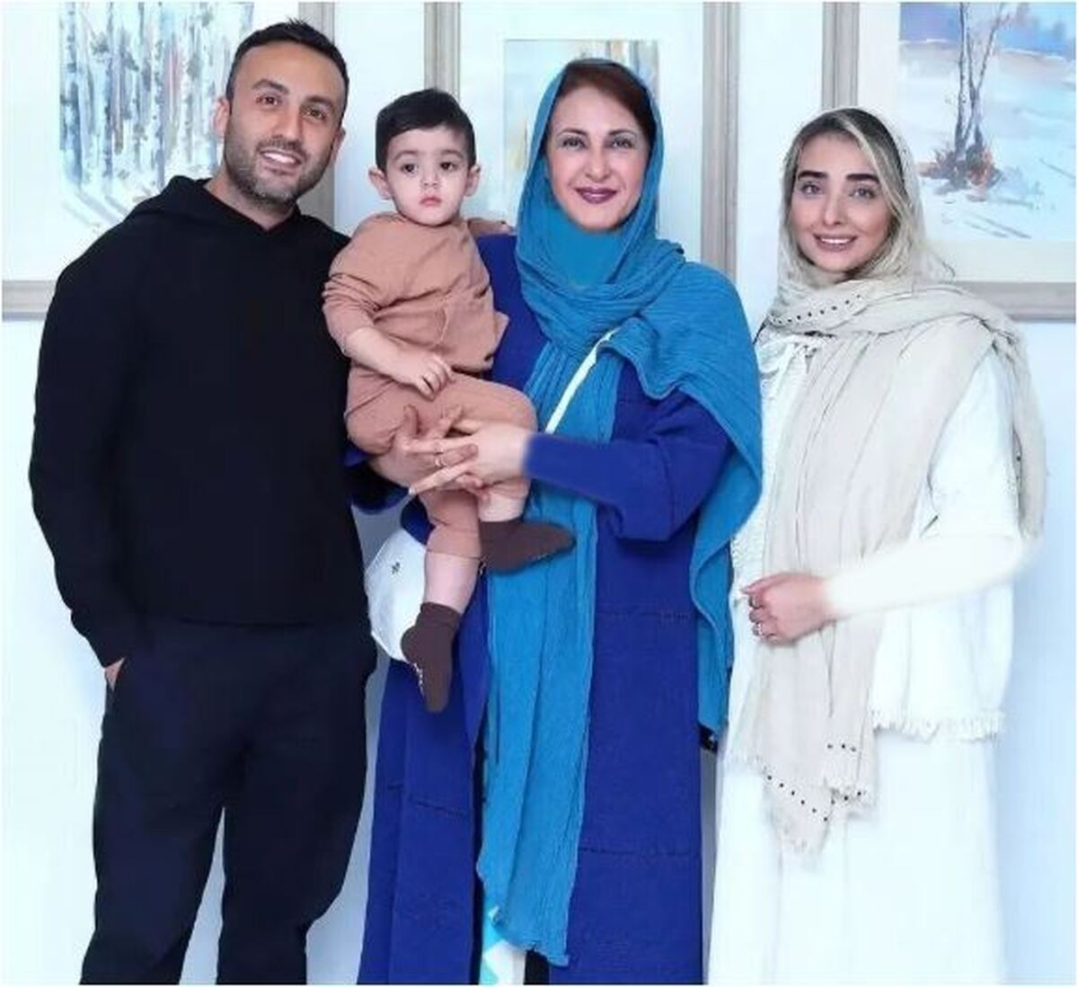 ذوق و خوشحالی وصف نشدنی فاطمه گودرزی از به دنیا آمدن نوه دومش دیدن دارد! +عکس