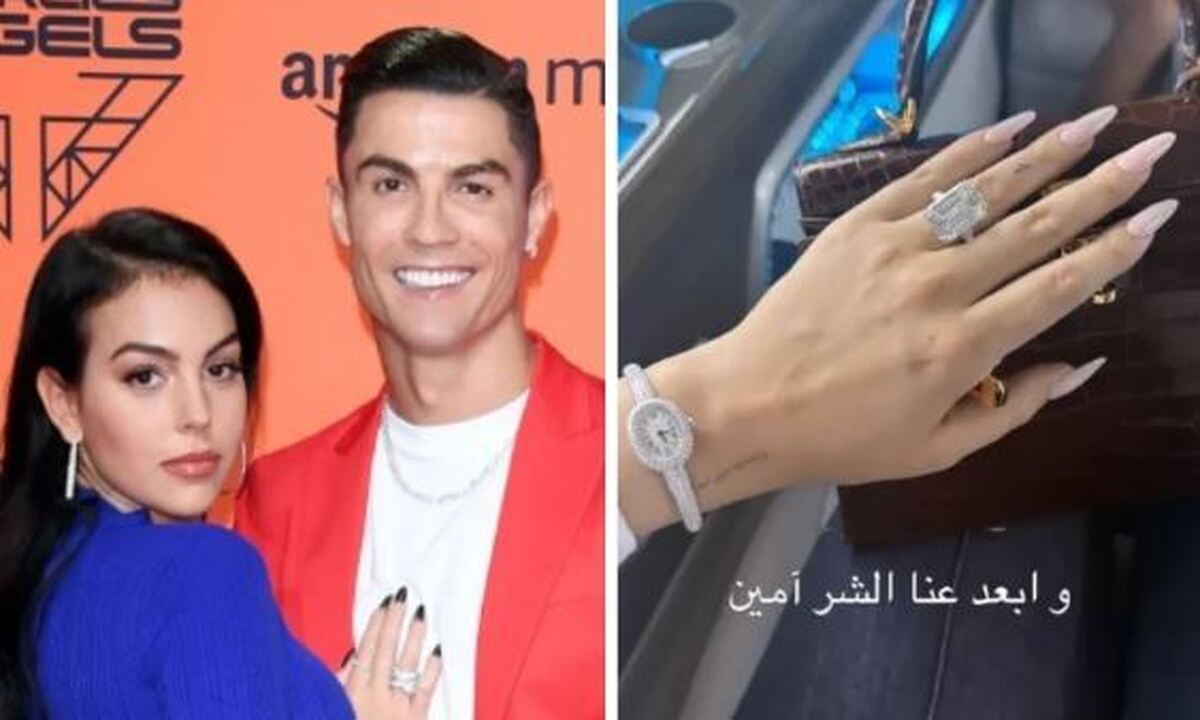 جورجینا رودریگز با انتشار تصویری از یک انگشتر الماس به حواشی دامن زد!