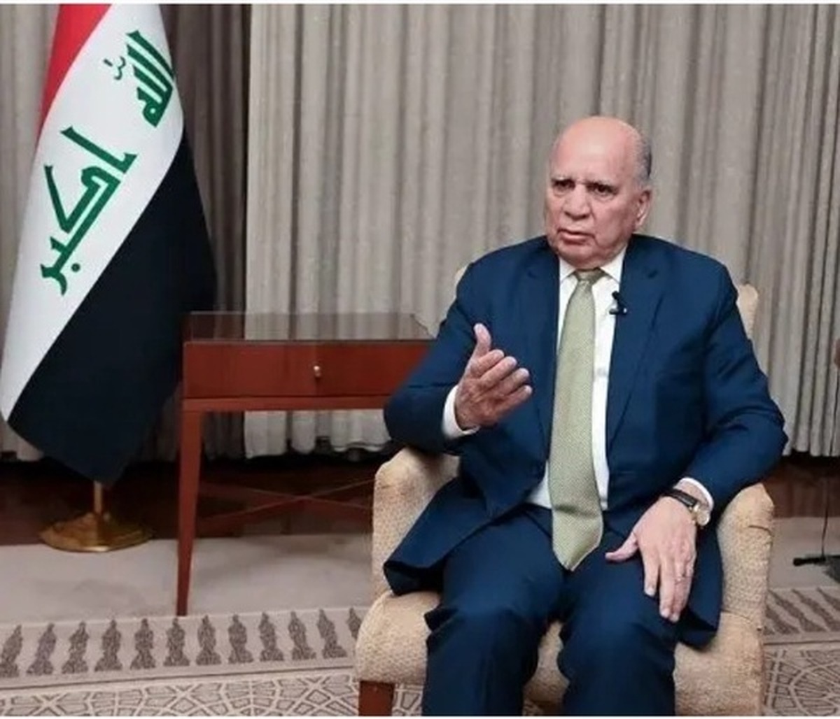 «فؤاد حسین»: عراق بخشی از محور مقاومت نیست!