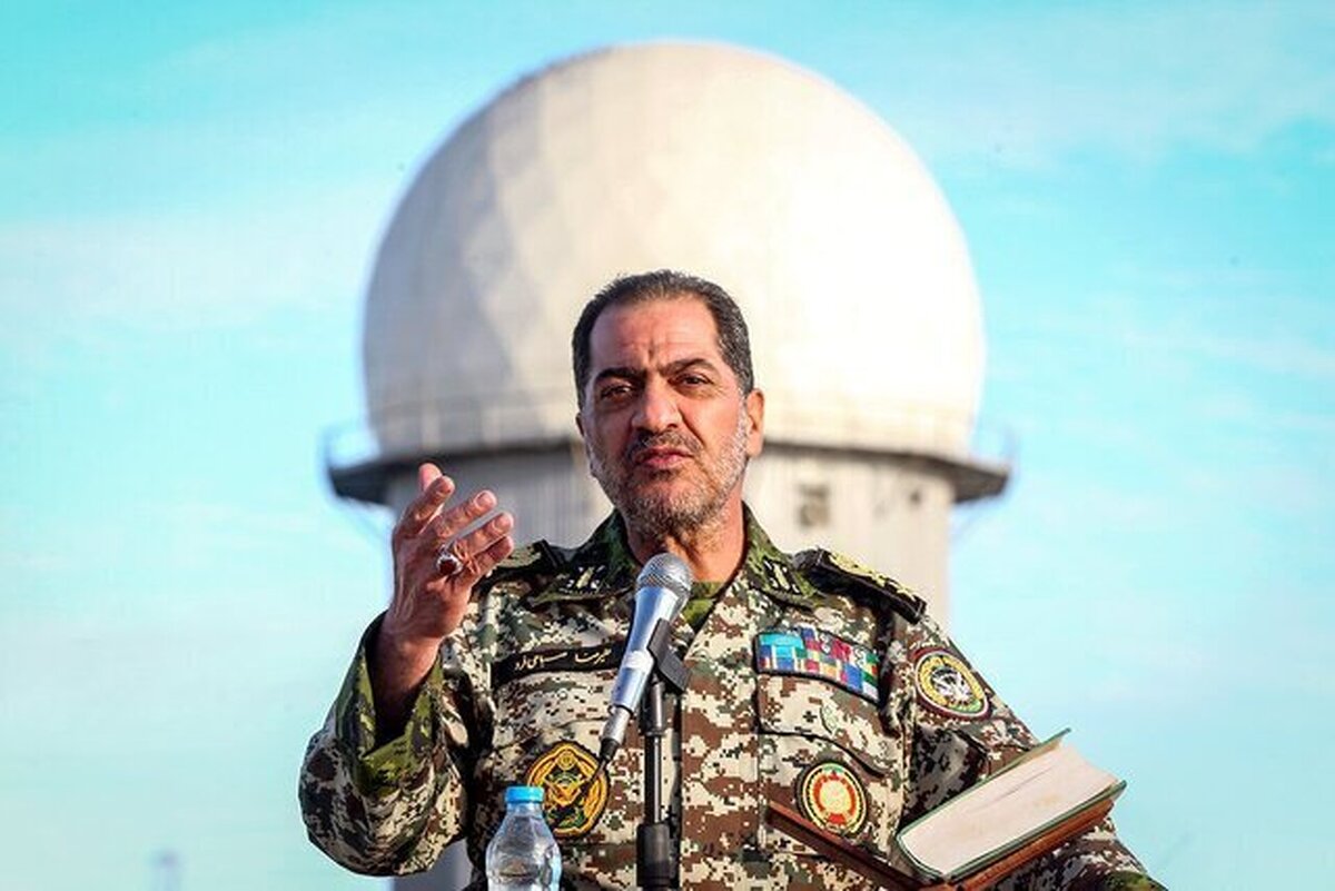 بازدید امیر سرتیپ صباحی‌فرد از پدافند هوایی بندر سیراف