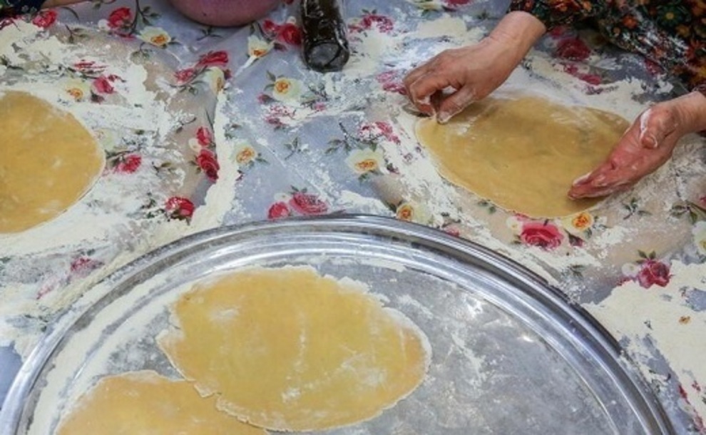 آموزش تصویری حلوای ضیابری با آرد برنج/ببینید!