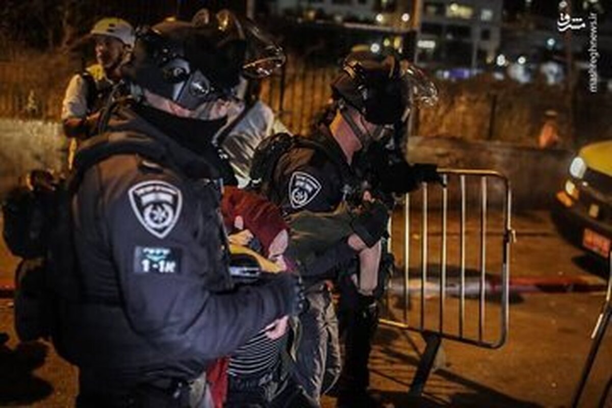 دستگیری شهرک نشینان صهیونیستی به علت مسدود کردن جاده‌های اطراف کنست در قدس اشغالی