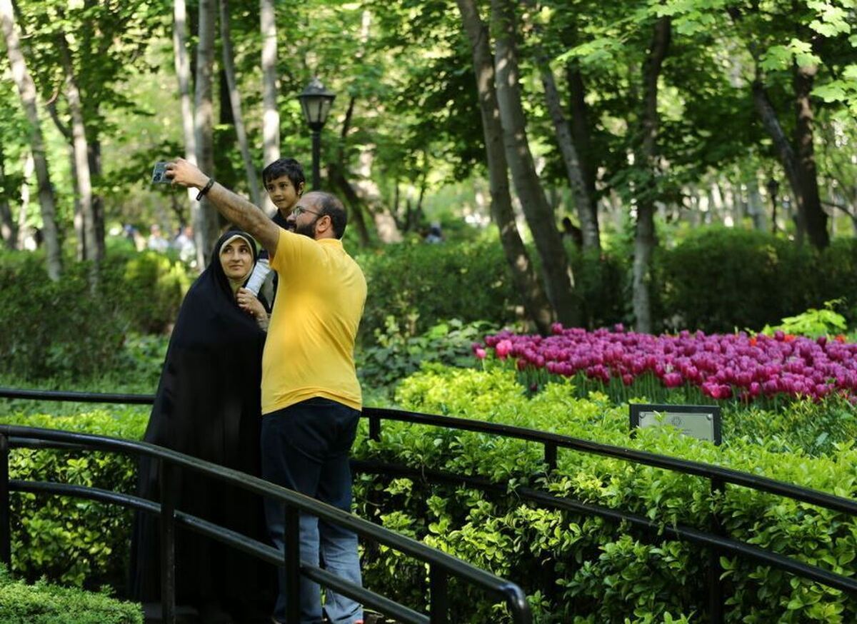 تصاویر دیدنی از طبیعت چشم نواز و زیبای «باغ ایرانی»