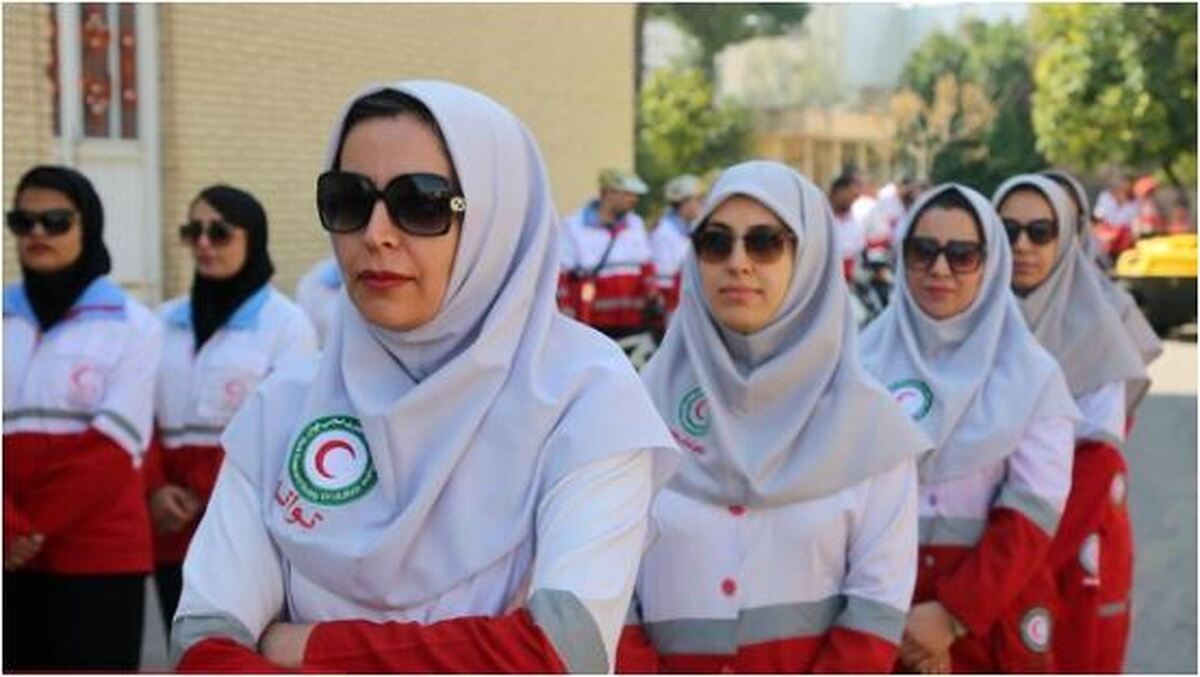 حضور پررنگ زنان در داوطلبان هلال‌احمر