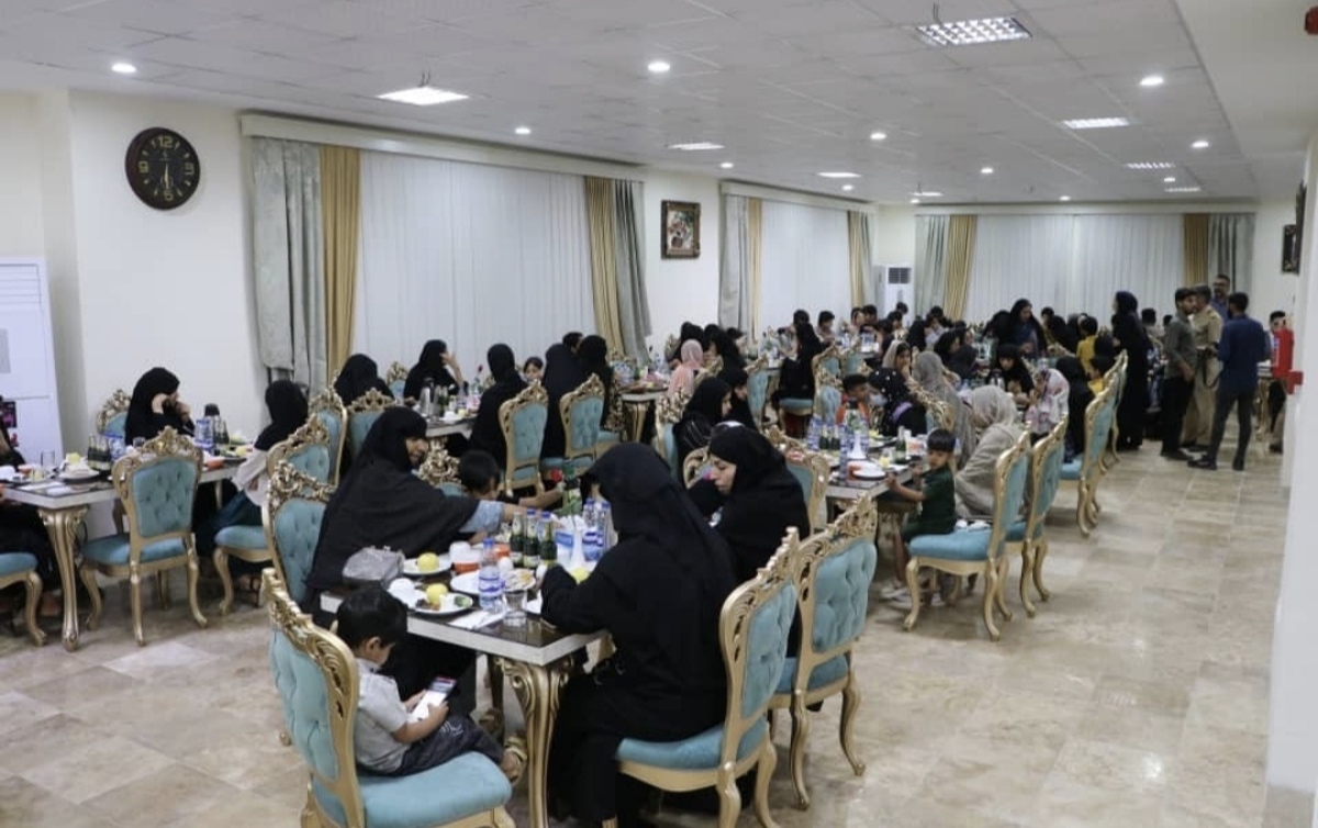 ضیافت افطاری نیروی دریایی جاسک برای خانواده ایتام و محسنین