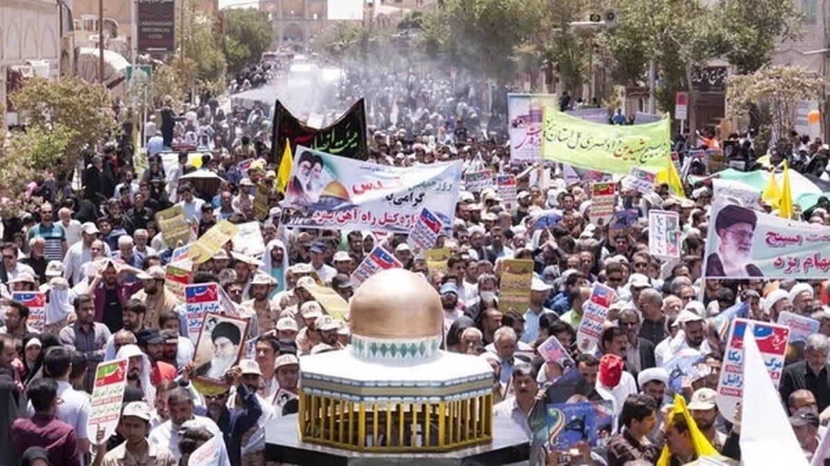 نمایش وحدت و طنین مقاومت در دارالعباده آغاز شد