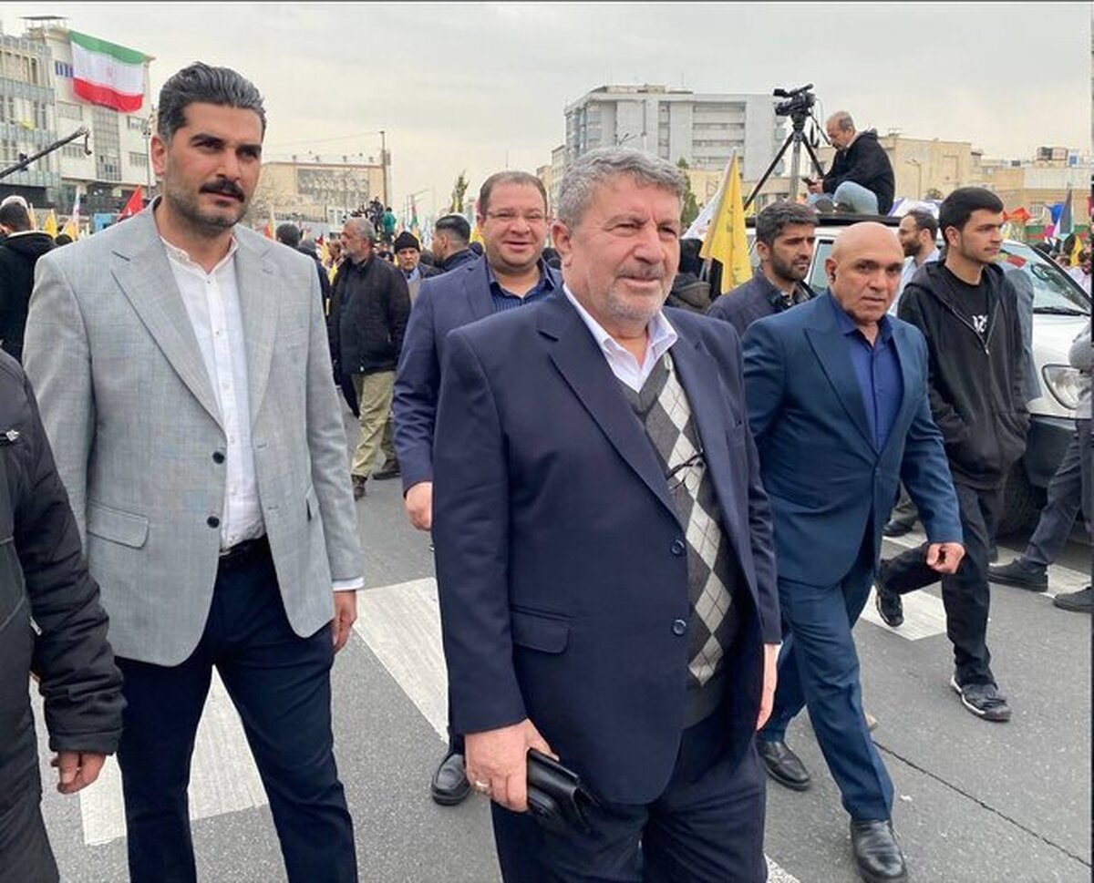 حضور اعضای شورای اطلاع‌رسانی دولت در راهپیمایی روز قدس