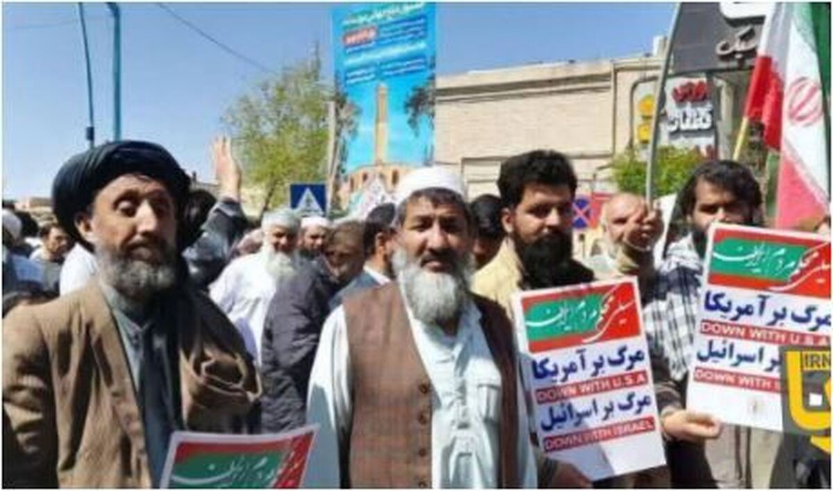 تصویر پر بازدید از حضور پرشور افغانستانی‌ها در راهپیمایی روز قدس