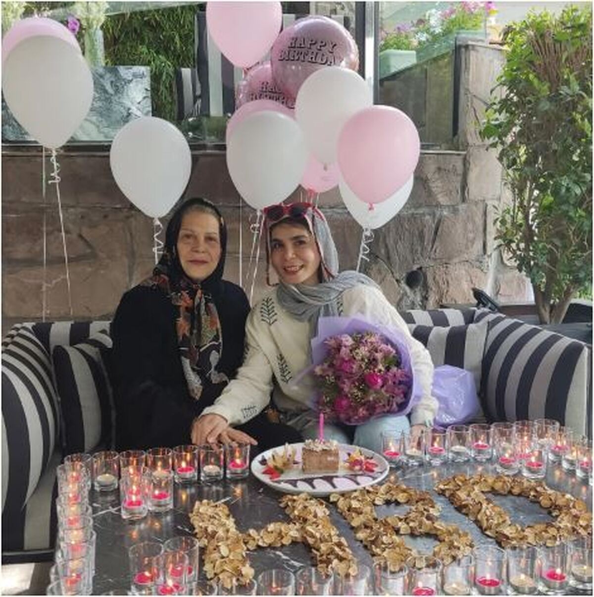 رونمایی فاطمه امینی از مادر دلنشینش در برنامه زنده تلویزیونی
