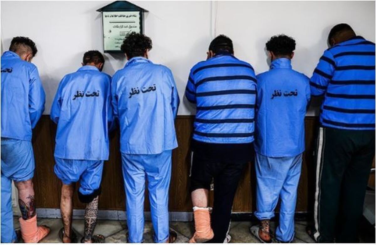 ۷ مددجوی متواری کرمانشاهی دستگیر شدند