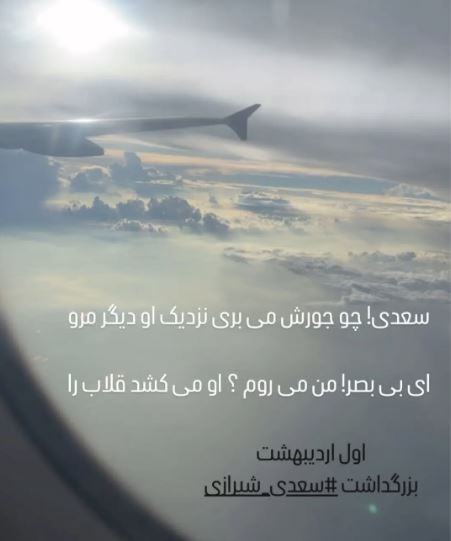خلاقیت سحر دولتشاهی در بزرگداشت روز سعدی +عکس