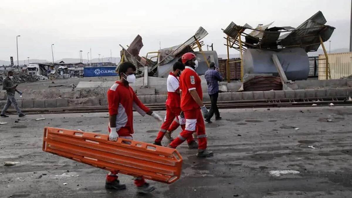 آمار مراجعین حادثه بندر شهید رجایی به پزشکی قانونی