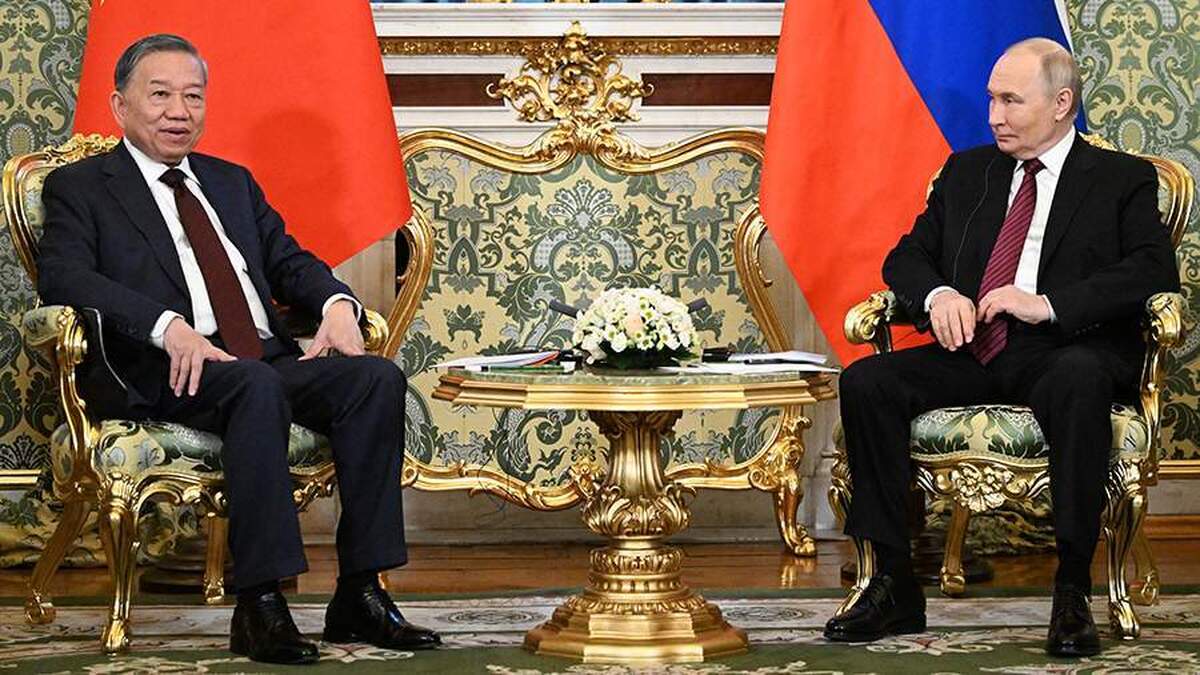 پوتین به توسعه موفقیت‌آمیز روابط روسیه و ویتنام در همه زمینه‌ها اشاره کرد.