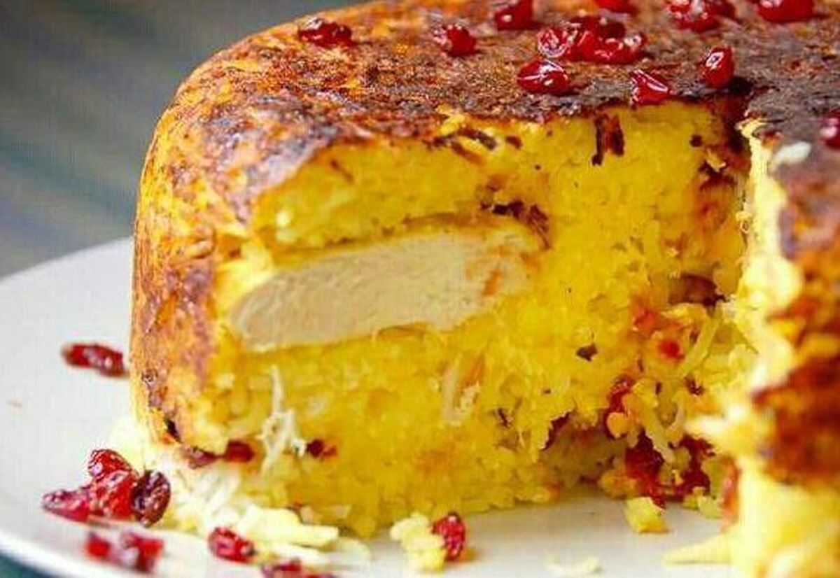 دستور پخت ته چین قارچ و مرغ مخصوص تازه عروس‌ها