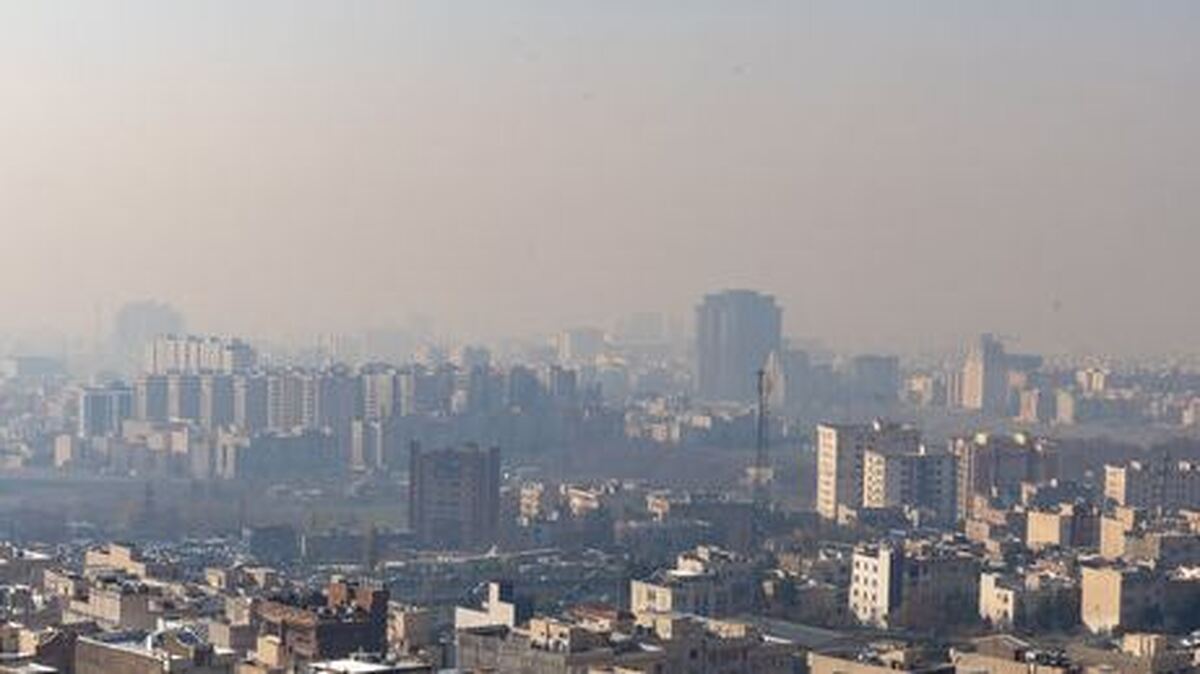 هوای تهران در مرز آلودگی است