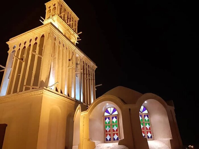 عمارت آقازاده یادگاری به جا مانده از دوره قاجار در یزد/ساختمانی با معماری خاص که مثلش در جهان نیست!