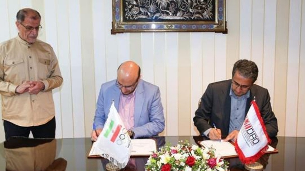 امضا تفاهم نامه همکاری کمیته ملی المپیک با سازمان توسعه و نوسازی معادن و صنایع معدنی