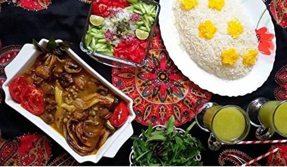 اگر ایده‌ای بر‌ای شام ندارید قیمه بادمجان با عدس و کلم درست کنید